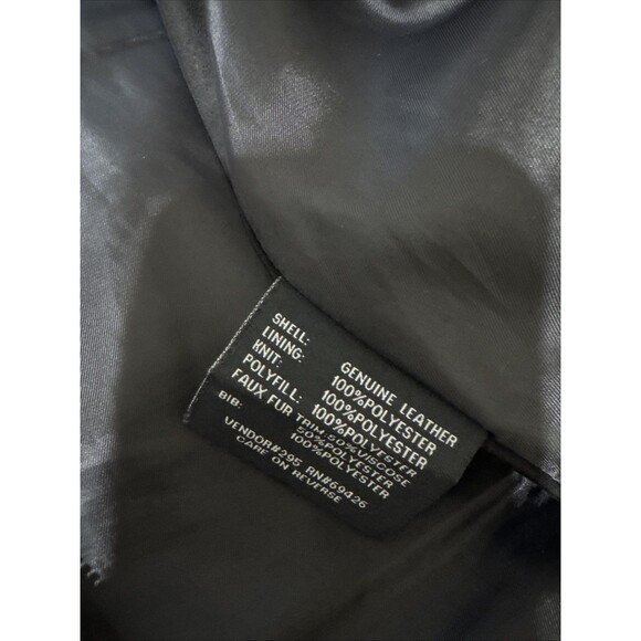 VTG Women's Wilson Genuine Leather Quilted Jacket, Size: L - Picture 4 of 5